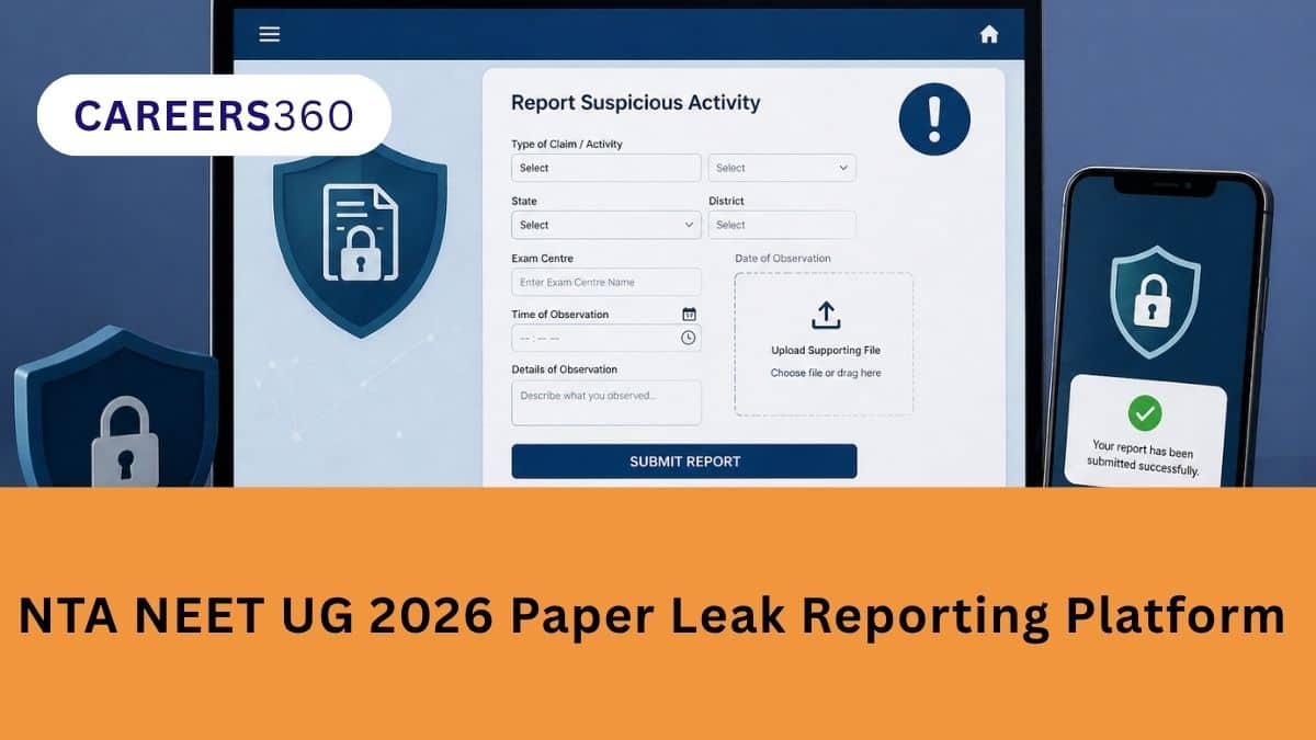 NEET 2026 Paper Leak Reporting Portal: Check Reporting Platform Details Here